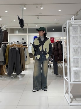 にしはらさん（メンズ・169cm）の冬コーディネート