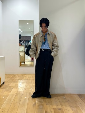 にしはらさん(メンズ・169cm)の冬コーディネート