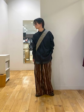 にしはらさん（メンズ・169cm）の春コーディネート