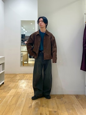 にしはらさん（メンズ・169cm）の春コーディネート
