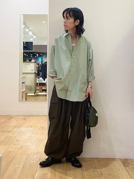 「アイテム（タンクトップ）」を使った、にしはらさん（メンズ・169cm）の夏コーディネート