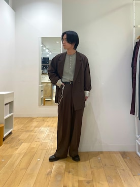 にしはらさん（メンズ・169cm）の春コーディネート