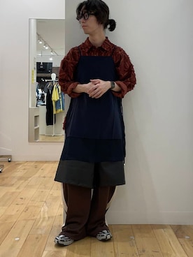 「アイテム（ワンピース/ドレス）」を使った、にしはらさん（メンズ・169cm）の夏コーディネート