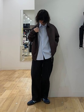 にしはらさん（メンズ・169cm）の冬コーディネート