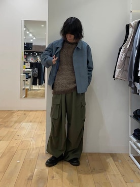 にしはらさん（メンズ・169cm）の冬コーディネート