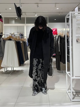 「SENSE OF PLACE by URBAN RESEARCH（センスオブプレイスバイアーバンリサーチ）のFLスクエアボストンバッグ（ボストンバッグ）」を使った、にしはらさん（メンズ・169cm）の冬コーディネート