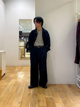 にしはらさん（メンズ・169cm）の春コーディネート