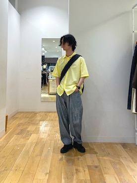 にしはらさん(メンズ・169cm)の春コーディネート