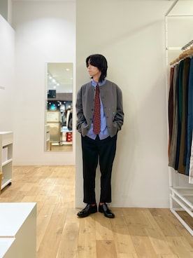 「アイテム（その他シューズ）」を使った、にしはらさん（メンズ・169cm・20代）の秋コーディネート