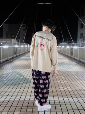 「チャイハネ（チャイハネ）のアイテム（パンツ）」を使った、tAiGaさん（メンズ・180cm）の夏コーディネート