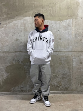 「アイテム（チノパンツ、その他）」を使った、YOSHIさん（メンズ・173cm）の冬コーディネート