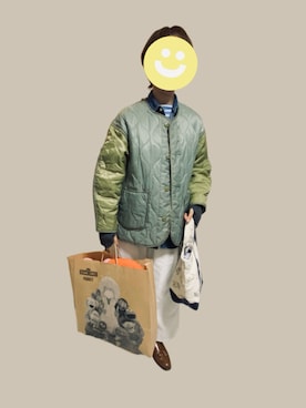 「アイテム（手袋）」を使った、mayacoroさん（レディース・163cm）の冬コーディネート