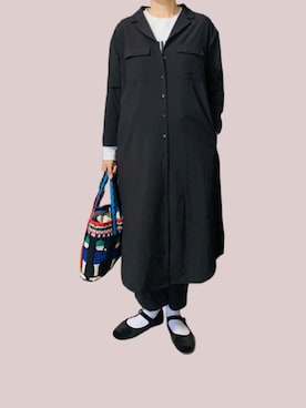 「SVEC（シュベック）のカンフーシューズ kung fu Shoes / ストラップパンプス（バレエシューズ）」を使った、mayacoroさん（レディース・163cm）の春コーディネート