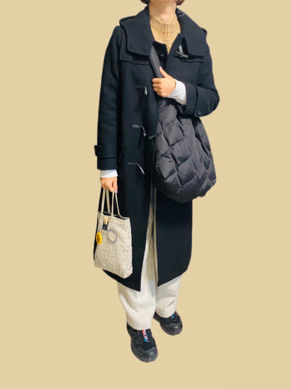 LUCA／LADY LACK LUCA メルトンダッフルコート