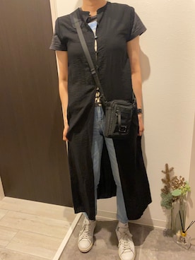 「Acne Studios（アクネストゥディオズ）のアイテム（ショルダーバッグ）」を使った、mayacoroさん（レディース・163cm）の秋コーディネート