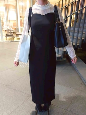 「アイテム（ドレス）」を使った、hisuinoookamiさん（レディース・152cm）の秋コーディネート