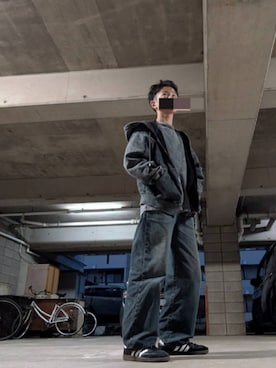 「アイテム（トップス）」を使った、nozomu1214さん（メンズ・168cm・10代）の秋コーディネート