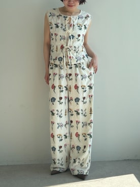 「ELLEgirl（エルガール）のアイテム」を使った、ECスタッフさん（レディース・154cm）の春コーディネート