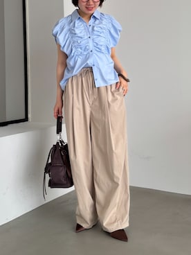 ECスタッフさん（レディース・154cm）の春コーディネート