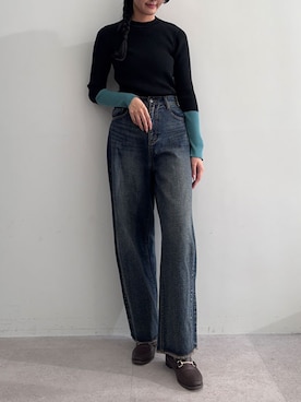 ECスタッフさん（レディース・170cm）の秋コーディネート