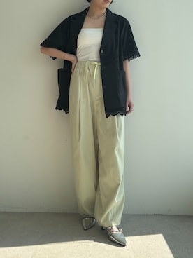 ECスタッフさん（レディース・161cm）の春コーディネート