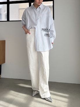 「ELLEgirl（エルガール）のアイテム」を使った、ECスタッフさん（レディース・161cm）の春コーディネート