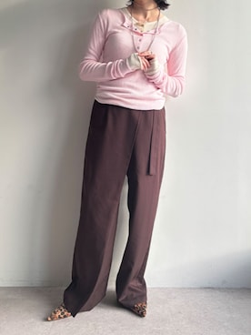 ECスタッフさん（レディース・161cm）の秋コーディネート