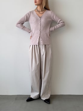 「ELLEgirl（エルガール）のアイテム」を使った、ECスタッフさん（レディース・167cm）の春コーディネート