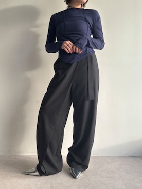 ECスタッフさん（レディース・154cm）の秋コーディネート