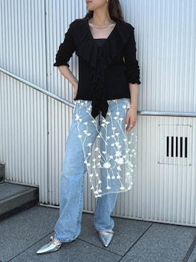 ECスタッフさん（レディース・163cm）の秋コーディネート