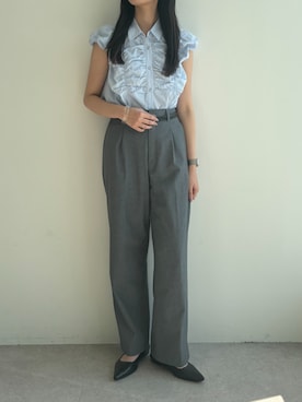 「ELLEgirl（エルガール）のアイテム」を使った、ECスタッフさん（レディース・170cm）の春コーディネート