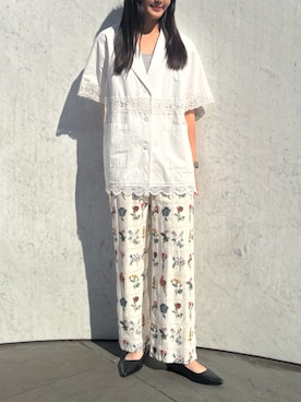 「ELLEgirl（エルガール）のアイテム」を使った、ECスタッフさん（レディース・170cm）の春コーディネート