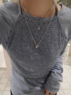 「シルバー」｜manaさん（レディース・158cm）の春コーディネート