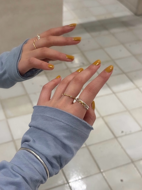 SILVER925 18KGP ジェミニリング MIX（リング）｜TEN.（テン）の