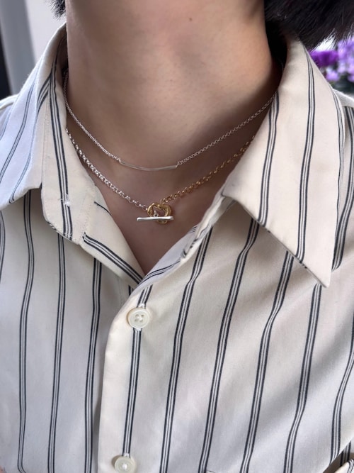 SILVER925 18KGP バブルラリエット（ネックレス）｜TEN.（テン）の