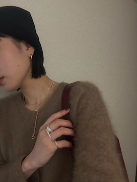 manaさん（レディース・158cm）の冬コーディネート