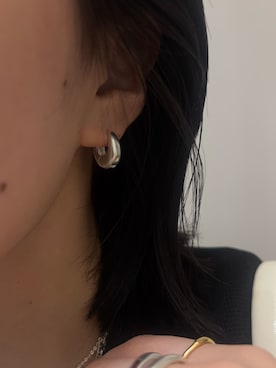 「アイテム（アクセサリー）」を使った、manaさん（レディース・158cm）の秋コーディネート