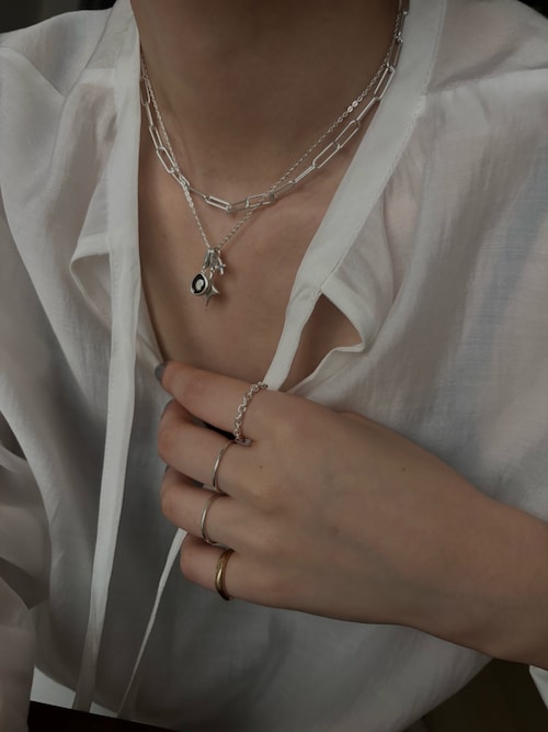 SILVER925 レクトチェーンネックレス（ネックレス）｜TEN.（テン