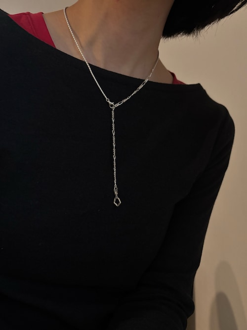 TEN. ネックレス SILVER925 シェードコンビチェーンネックレス SV