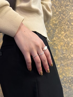 「リング」｜manaさん（レディース・158cm）の秋コーディネート