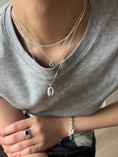 SILVER925 ディッパーチャーム (ロンドンブルートパーズ