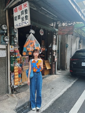 「GENTLE WOMAN（ジェントルウーマン）のアイテム（ショルダーバッグ）」を使った、Norahさん（レディース・156cm）の秋コーディネート