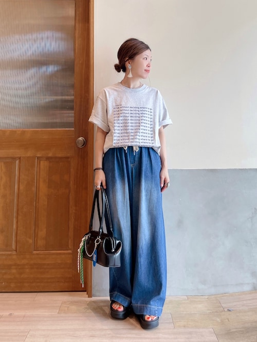 【UNISEX】【全12色展開】メッセージプリント半袖Tee