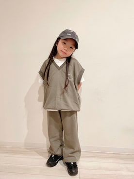 にわまりこさん（キッズ・110cm）の秋コーディネート