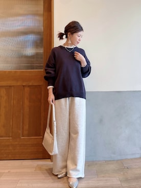 「CIAOPANIC TYPY（チャオパニックティピー）のアイテム（アクセサリー）」を使った、にわまりこさん（レディース・151cm）の冬コーディネート