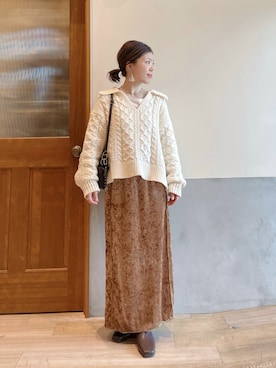 にわまりこさん(レディース・151cm)の冬コーディネート