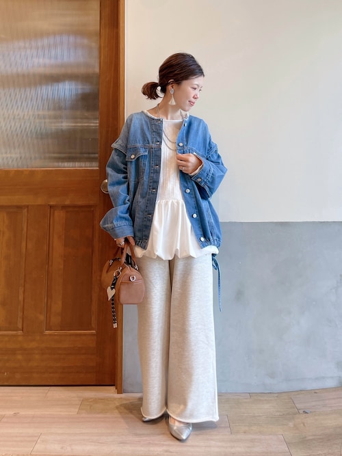 セール】【アップデート／袖取り外し可能】柔らかデニムジャケット