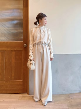 「CIAOPANIC TYPY（チャオパニックティピー）のアイテム」を使った、にわまりこさん（レディース・151cm）の冬コーディネート