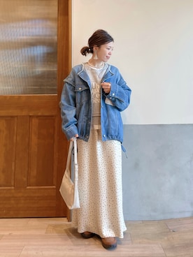 「CIAOPANIC TYPY（チャオパニックティピー）のアイテム（アクセサリー）」を使った、にわまりこさん（レディース・151cm）の冬コーディネート