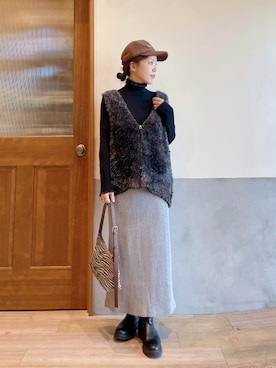 にわまりこさん（レディース・151cm）の冬コーディネート